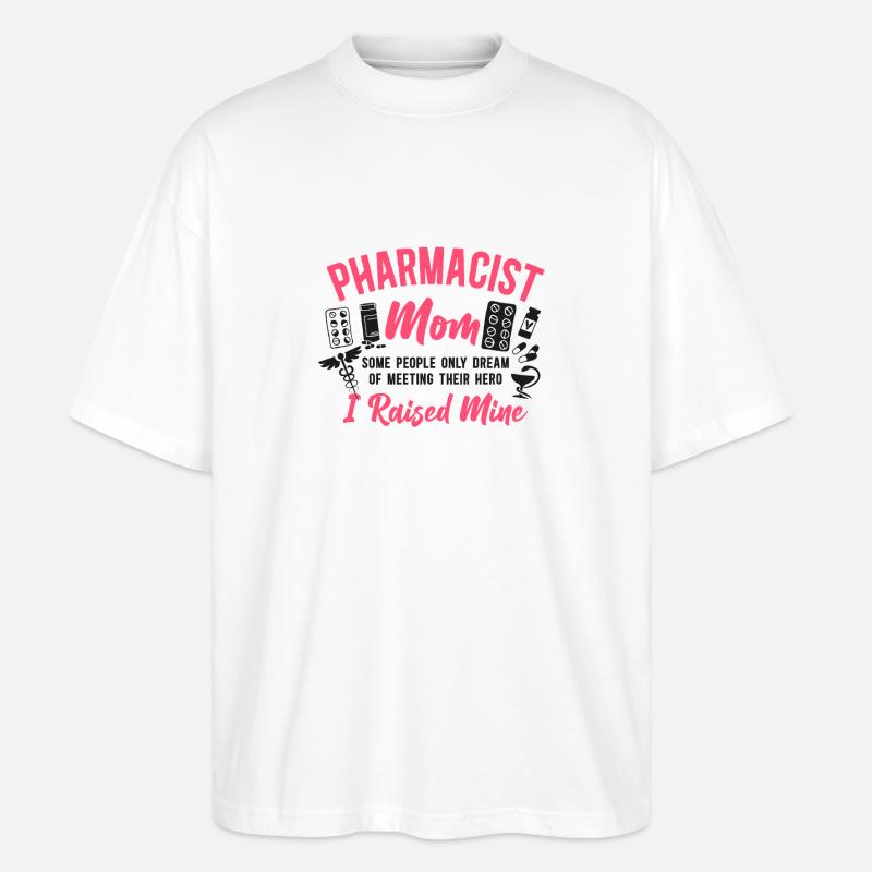Pharmacy Tech Technician - Stanley/Stella Oversized Unisex Bio T-Shirt Blaster 2.0 - Weiß