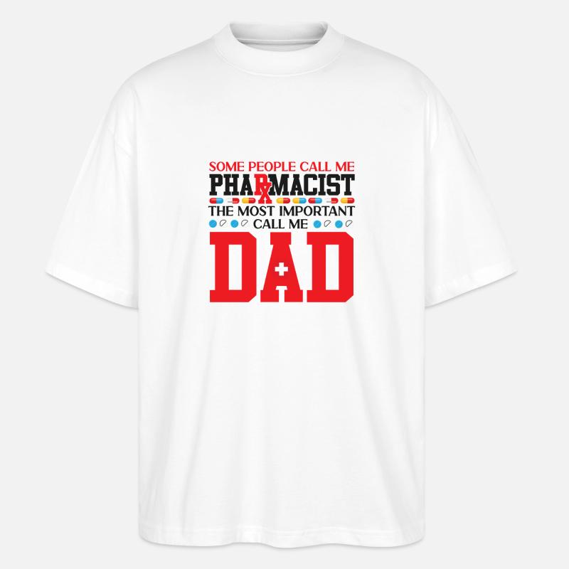 Pharmacy Tech Technician - Stanley/Stella Oversized Unisex Bio T-Shirt Blaster 2.0 - Weiß