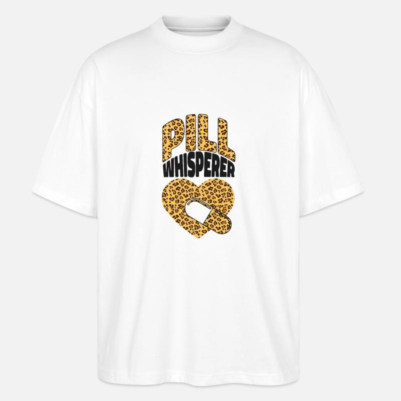 Pharmacy Tech Technician - Stanley/Stella Oversized Unisex Bio T-Shirt Blaster 2.0 - Weiß