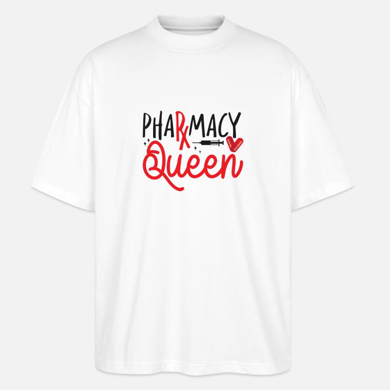 Pharmacy Tech Technician - Stanley/Stella Oversized Unisex Bio T-Shirt Blaster 2.0 - Weiß