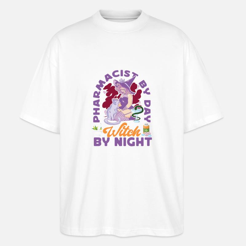 Pharmacy Tech Technician - Stanley/Stella Oversized Unisex Bio T-Shirt Blaster 2.0 - Weiß