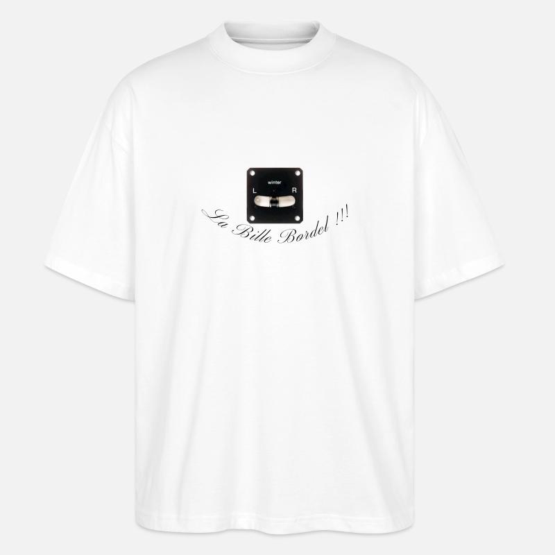 Der unordentliche Ball - Stanley/Stella Oversized Unisex Bio T-Shirt Blaster 2.0 - Weiß