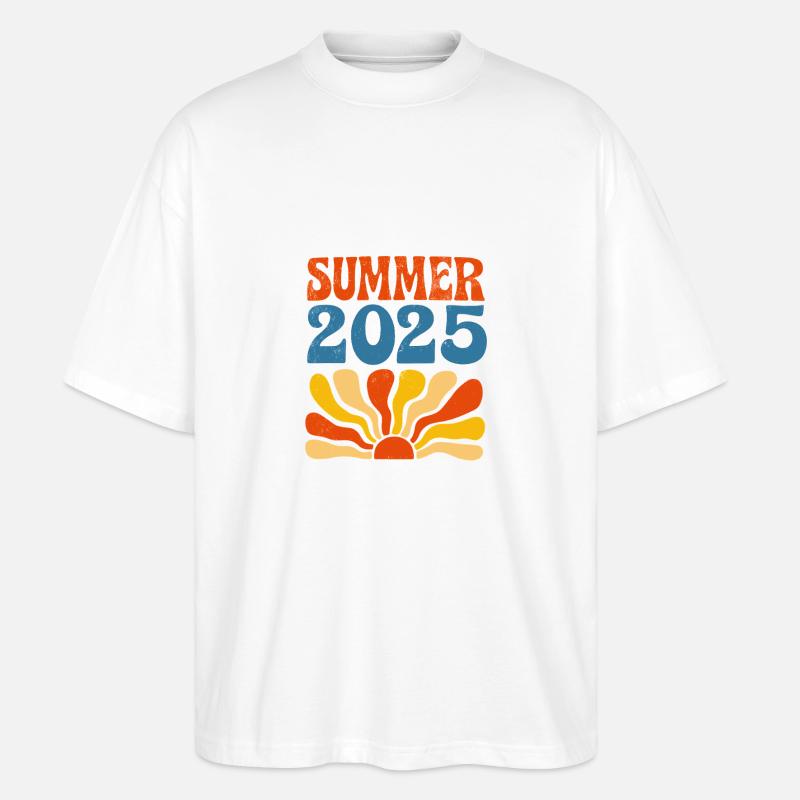 Sommer 2025 - Stanley/Stella Oversized Unisex Bio T-Shirt Blaster 2.0 - Weiß