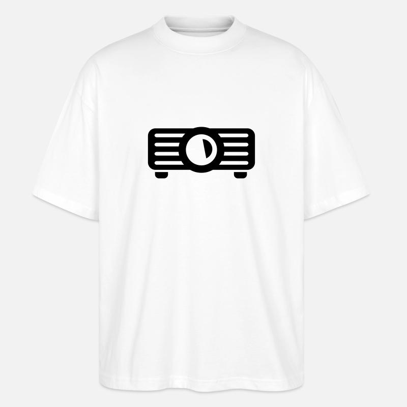 Projektor - Stanley/Stella Oversized Unisex Bio T-Shirt Blaster 2.0 - Weiß