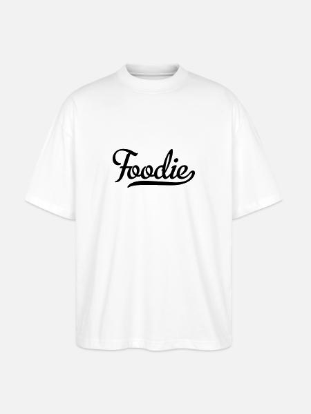 Foodie - Stanley/Stella Oversized Unisex Organic T-shirt Blaster 2.0 - white