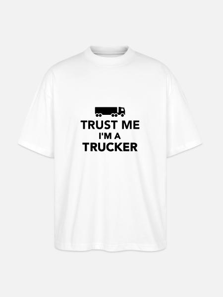 Trucker - Stanley/Stella Oversized Unisex Bio T-Shirt Blaster 2.0 - Weiß