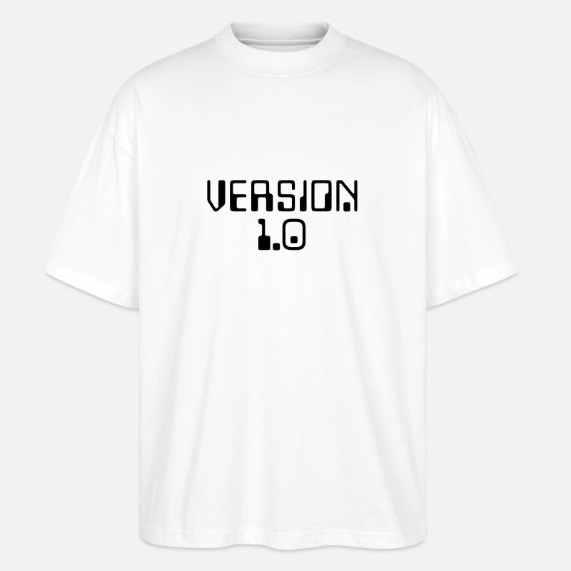 Version 1.0 - Stanley/Stella Oversized Unisex Organic T-shirt Blaster 2.0 - white