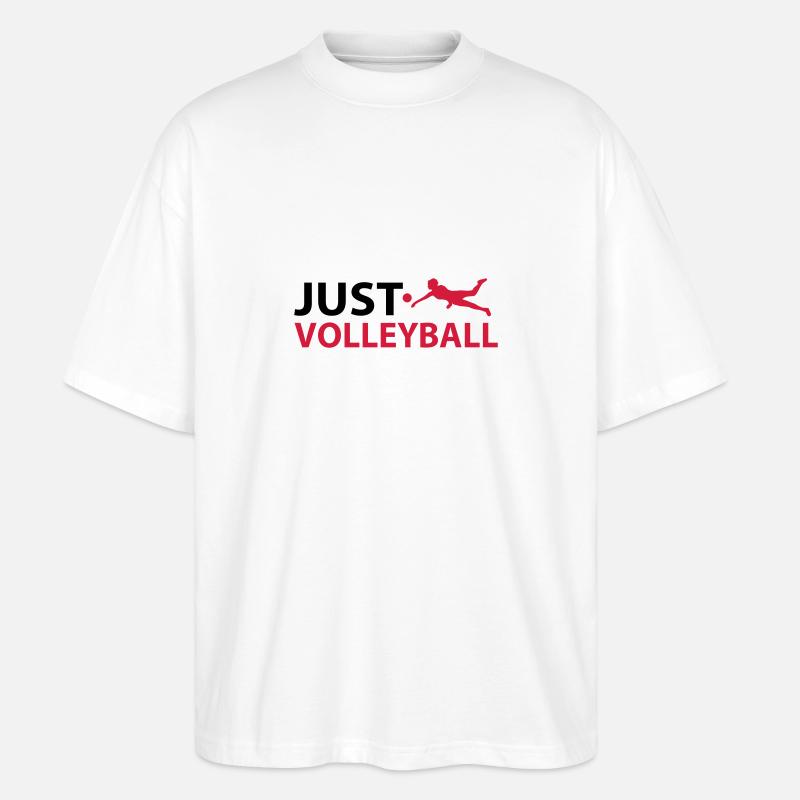 Just Volleyball - Stanley/Stella Oversized Unisex Bio T-Shirt Blaster 2.0 - Weiß
