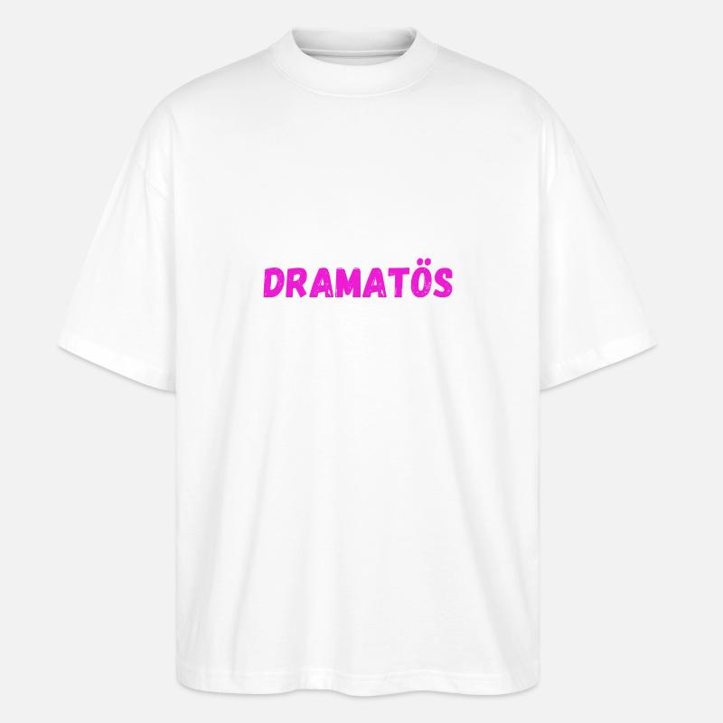 Dramatös - Stanley/Stella Oversized Unisex Bio T-Shirt Blaster 2.0 - Weiß