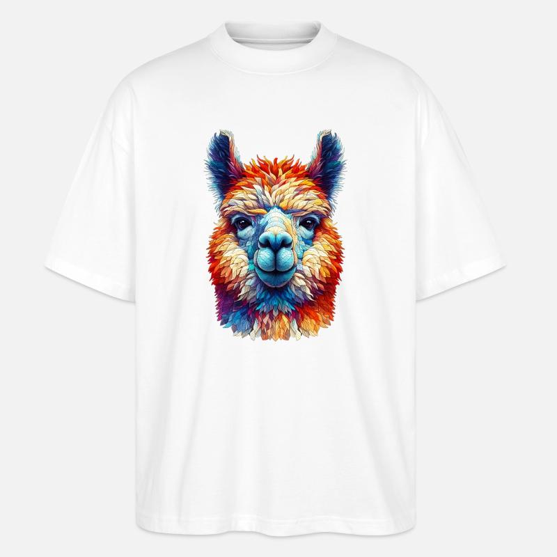 Alpaga - T-shirt bio Blaster 2.0 coupe oversize Stanley/Stella Unisexe - blanc