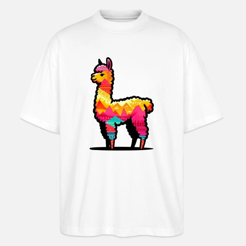 Alpaka - Stanley/Stella Oversized Unisex Bio T-Shirt Blaster 2.0 - Weiß