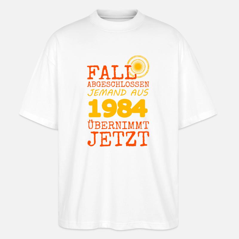 Fall 1984 - Stanley/Stella Oversized Unisex Bio T-Shirt Blaster 2.0 - Weiß