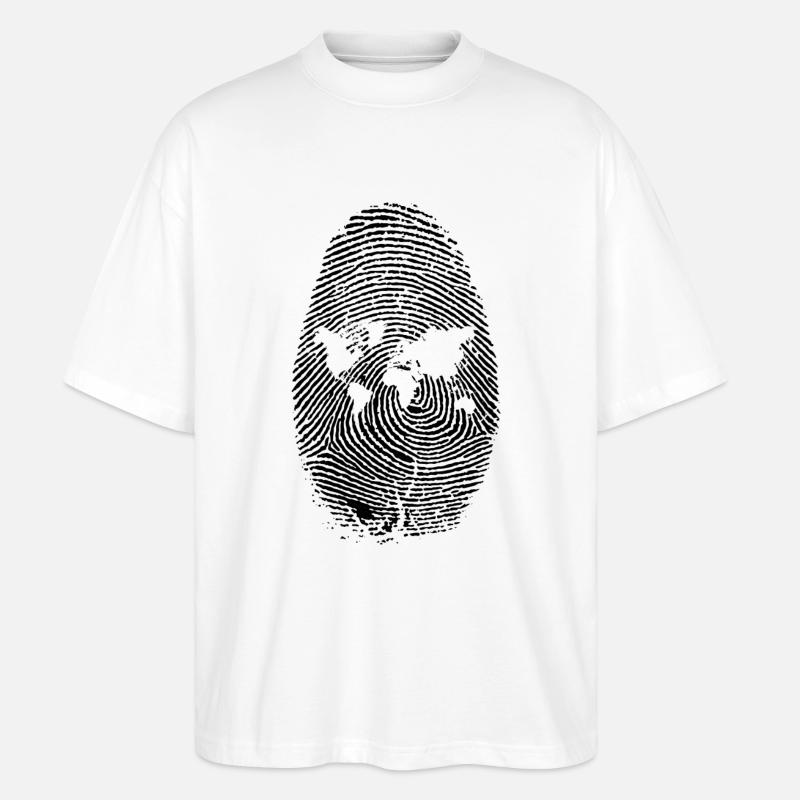 EMPREINTE TENDANCE MODERNE T-SHIRT - T-shirt bio Blaster 2.0 coupe oversize Stanley/Stella Unisexe - blanc