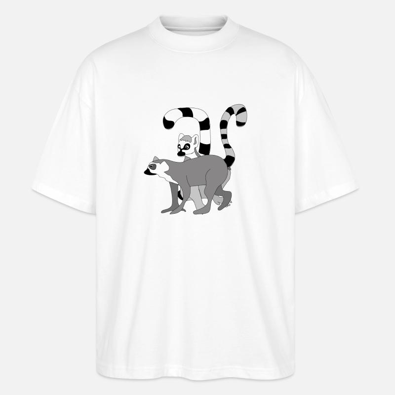 Kattas - Stanley/Stella Oversized Unisex Bio T-Shirt Blaster 2.0 - Weiß