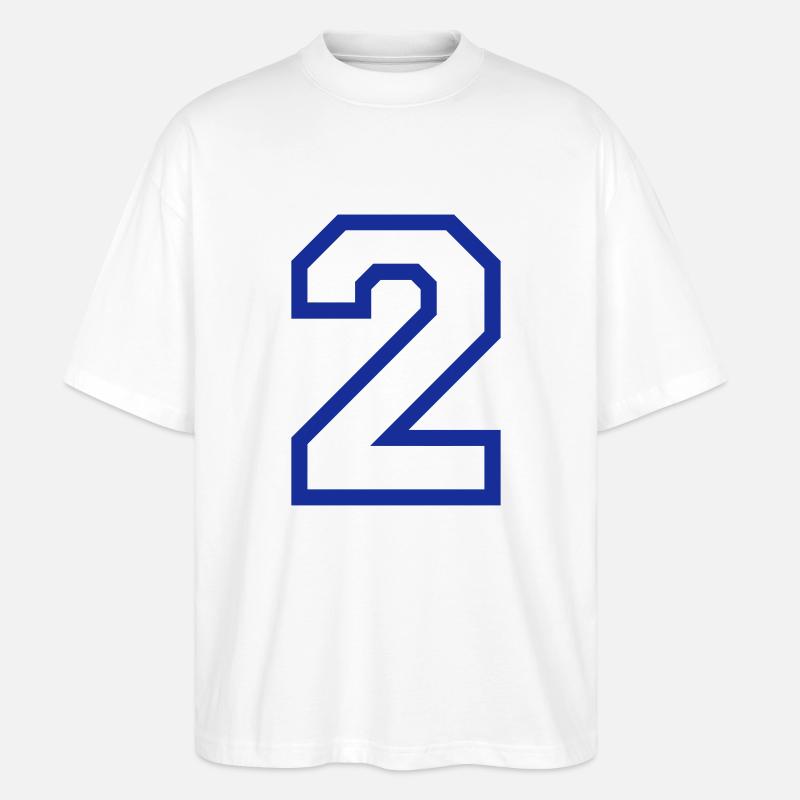 LE NUMÉRO DEUX, 2 - T-shirt bio Blaster 2.0 coupe oversize Stanley/Stella Unisexe - blanc