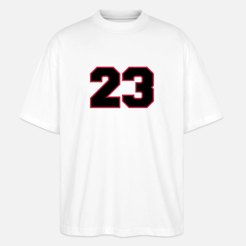 number23 - Stanley/Stella Oversized Unisex Bio T-Shirt Blaster 2.0 - Weiß