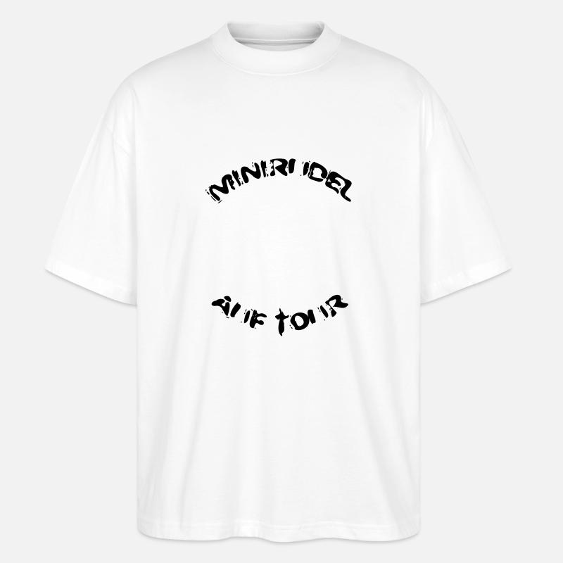 minirudel_auf_tour - Stanley/Stella Oversized Unisex Bio T-Shirt Blaster 2.0 - Weiß