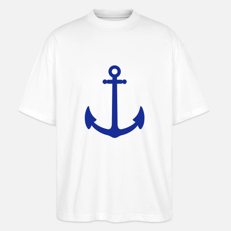 anker - Stanley/Stella Oversized Unisex Bio T-Shirt Blaster 2.0 - Weiß