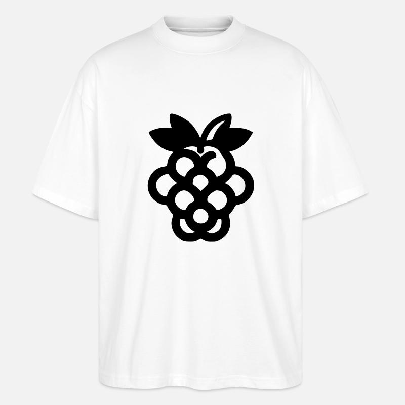 Grape de raisins - T-shirt bio Blaster 2.0 coupe oversize Stanley/Stella Unisexe - blanc