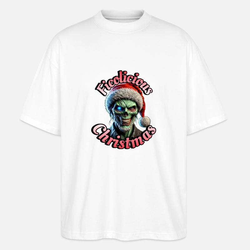Ficolicious Christmas - Stanley/Stella Oversized Unisex Bio T-Shirt Blaster 2.0 - Weiß