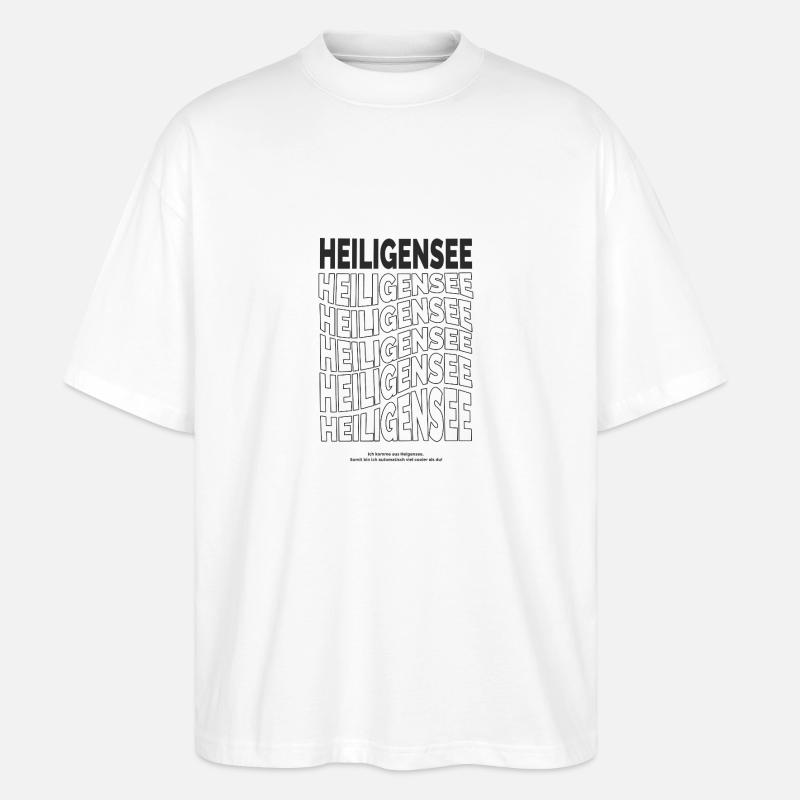 Heiligensee Flow - Berlin - Reinickendorf - Stanley/Stella Oversized Unisex Bio T-Shirt Blaster 2.0 - Weiß