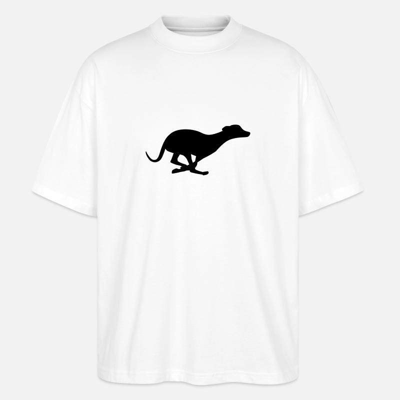 Windhund - Stanley/Stella Oversized Unisex Bio T-Shirt Blaster 2.0 - Weiß