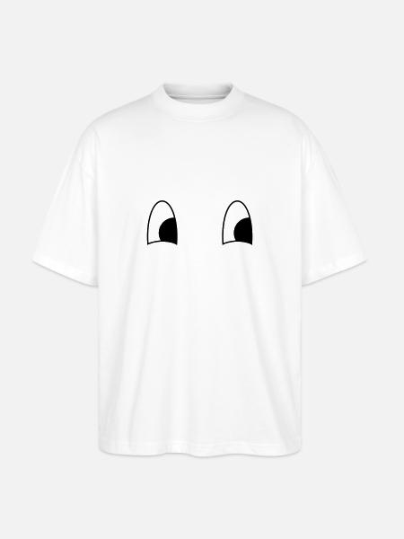 Embarrassed view - Stanley/Stella Oversized Unisex Organic T-shirt Blaster 2.0 - white