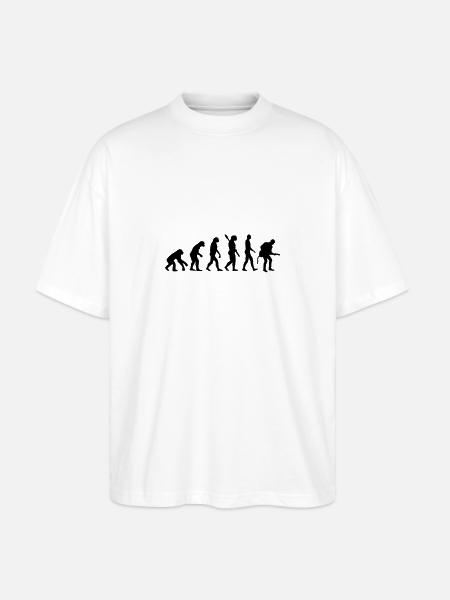 Évolution Musicien - T-shirt bio Blaster 2.0 coupe oversize Stanley/Stella Unisexe - blanc