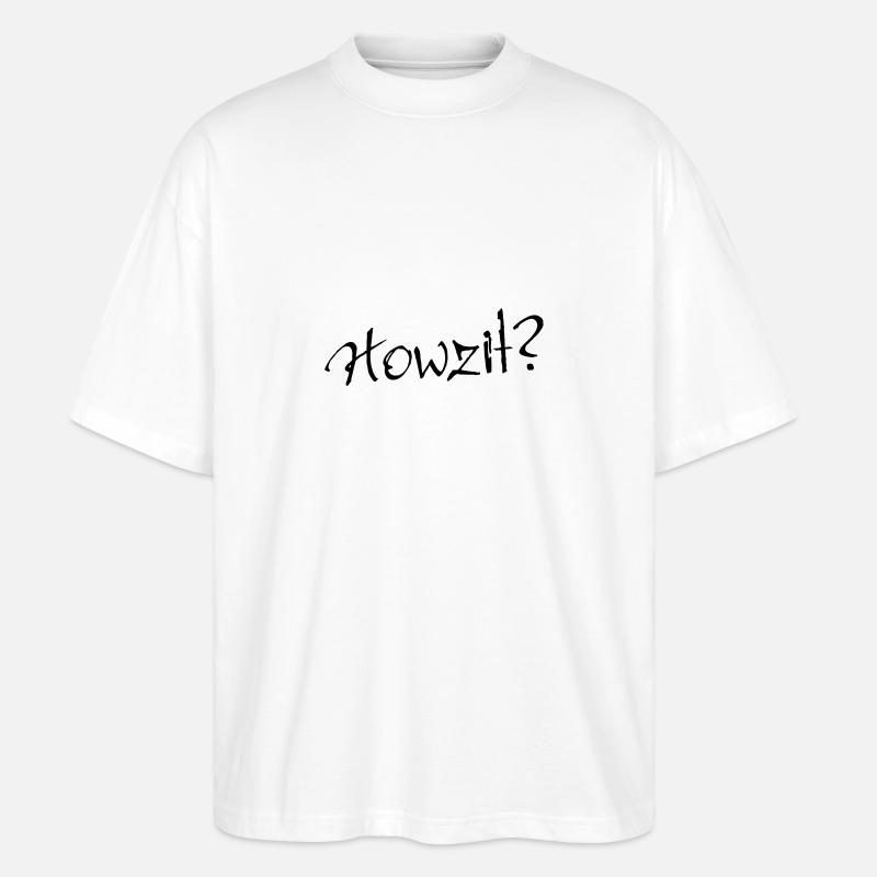 Howzit? - T-shirt bio Blaster 2.0 coupe oversize Stanley/Stella Unisexe - blanc