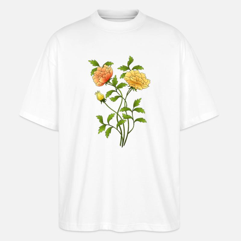 Fleur - T-shirt bio Blaster 2.0 coupe oversize Stanley/Stella Unisexe - blanc