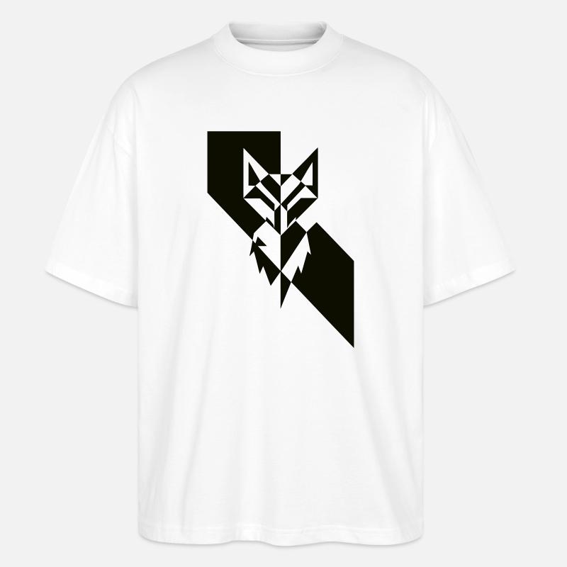 Vulpa INSTINCT - Stanley/Stella Oversized Unisex Bio T-Shirt Blaster 2.0 - Weiß