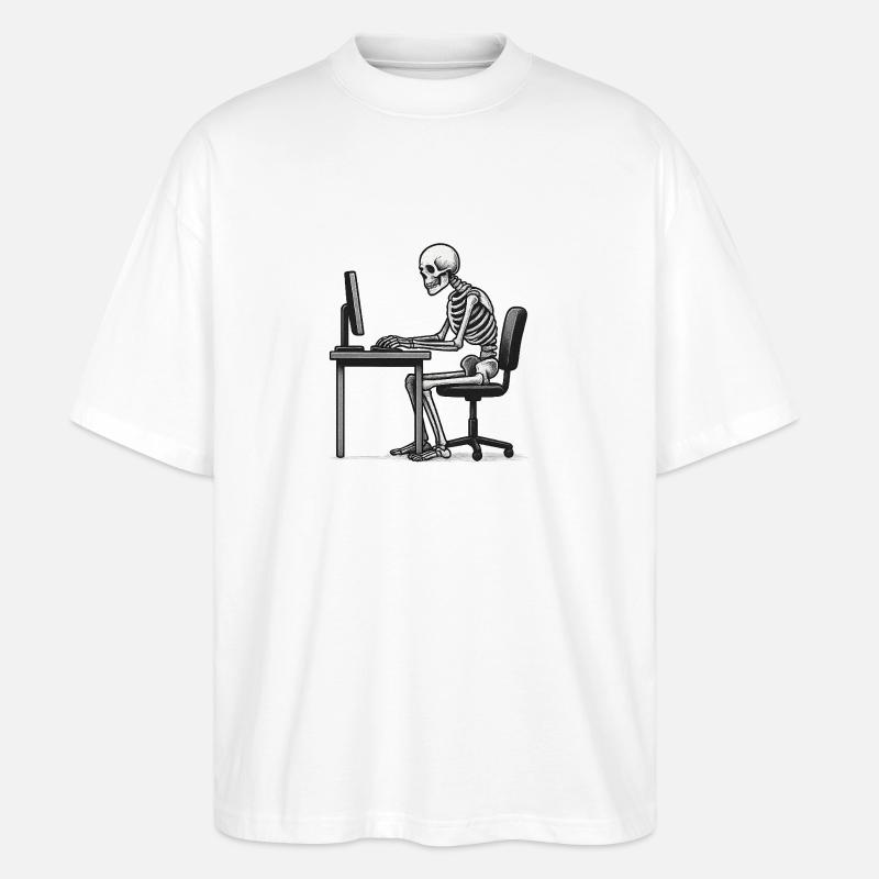 Totentanz - Stanley/Stella Oversized Unisex Bio T-Shirt Blaster 2.0 - Weiß