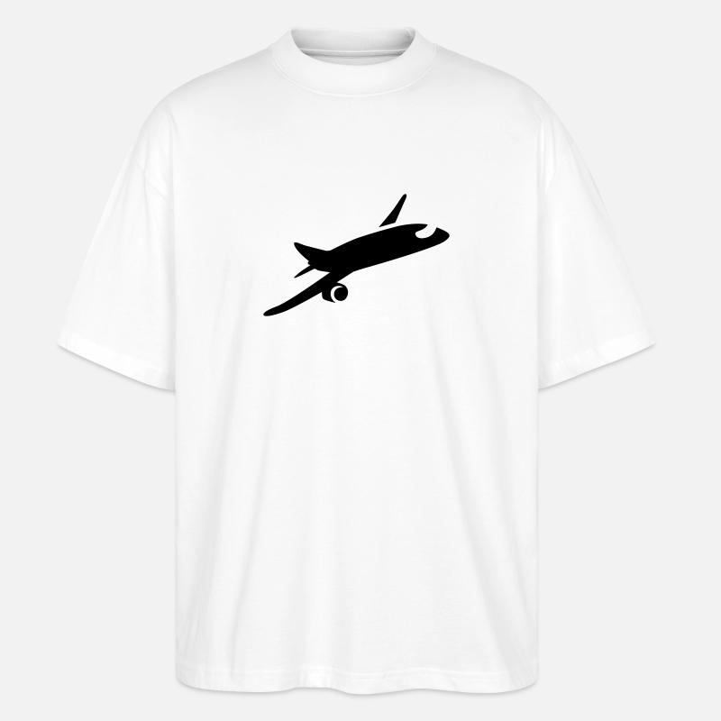 Avion - T-shirt bio Blaster 2.0 coupe oversize Stanley/Stella Unisexe - blanc
