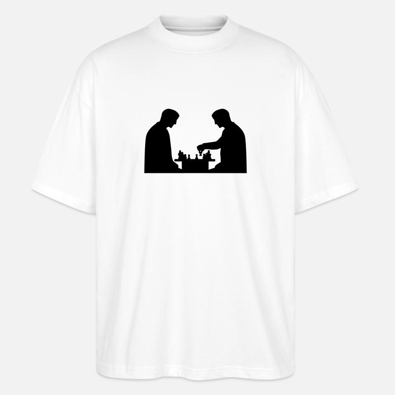 Chess - Stanley/Stella Oversized Unisex Organic T-shirt Blaster 2.0 - white