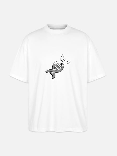 DNA - Illustration - Stanley/Stella Oversized Unisex Organic T-shirt Blaster 2.0 - white