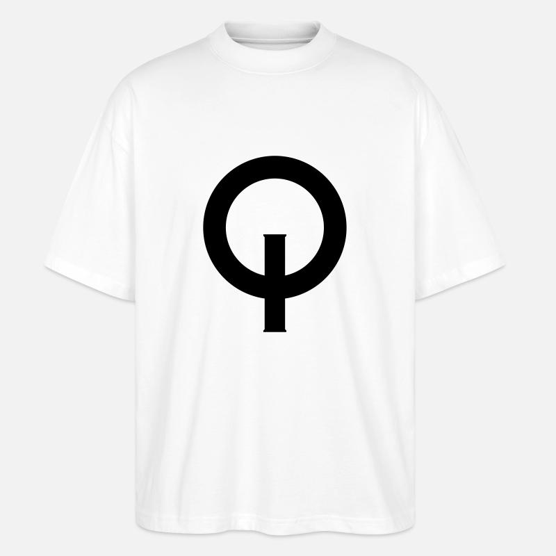 Optimist_Zeichen-svg - T-shirt bio Blaster 2.0 coupe oversize Stanley/Stella Unisexe - blanc