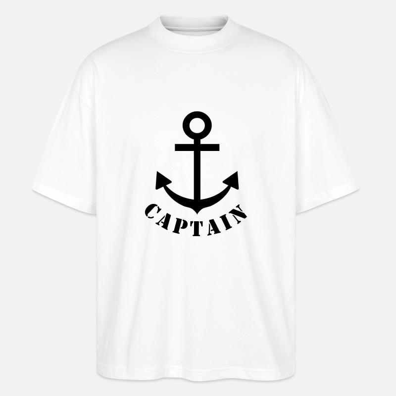 captain - Stanley/Stella Oversized Unisex Bio T-Shirt Blaster 2.0 - Weiß