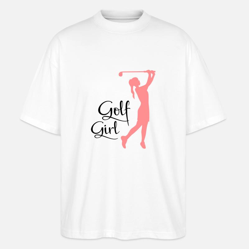 Golf - Stanley/Stella Oversized Unisex Bio T-Shirt Blaster 2.0 - Weiß