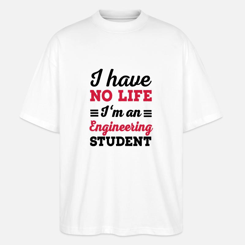 Ingenieur - Stanley/Stella Oversized Unisex Bio T-Shirt Blaster 2.0 - Weiß