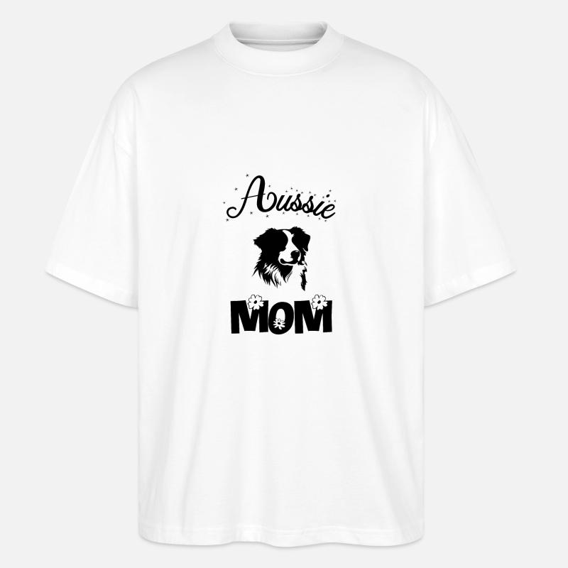 Aussie mom - T-shirt bio Blaster 2.0 coupe oversize Stanley/Stella Unisexe - blanc