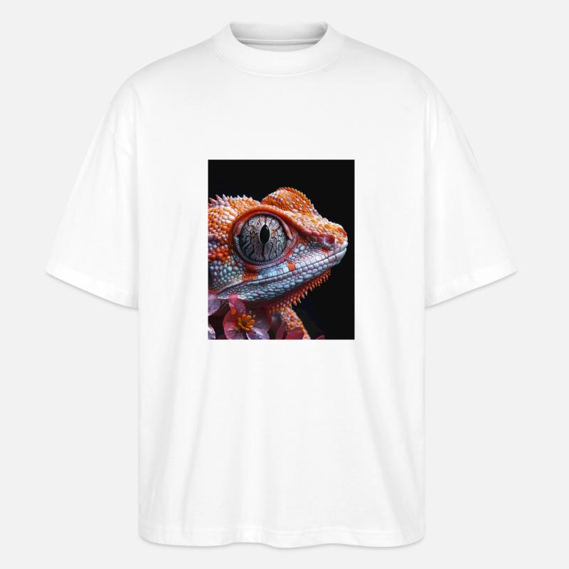 Affiche Animal et Fleur 13 - T-shirt bio Blaster 2.0 coupe oversize Stanley/Stella Unisexe - blanc