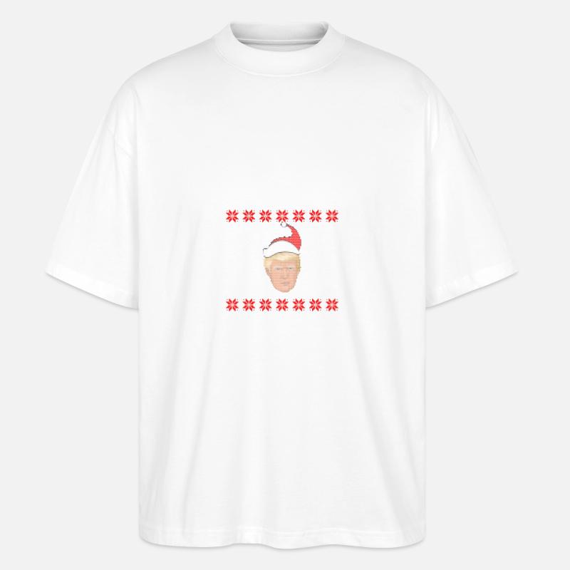 Make Christmas Great Again - Stanley/Stella Oversized Unisex Organic T-shirt Blaster 2.0 - white