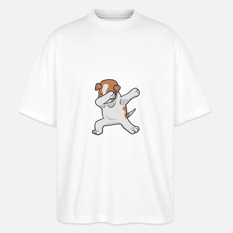 Jack Russell - Jack Russel Terrier - T-shirt bio Blaster 2.0 coupe oversize Stanley/Stella Unisexe - blanc