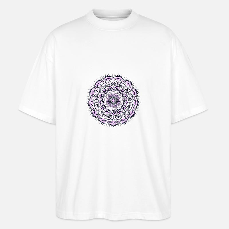 Mandala - Stanley/Stella Oversized Unisex Bio T-Shirt Blaster 2.0 - Weiß
