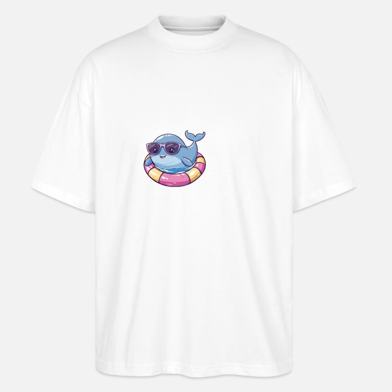 Wal Comic Cool - Stanley/Stella Oversized Unisex Bio T-Shirt Blaster 2.0 - Weiß