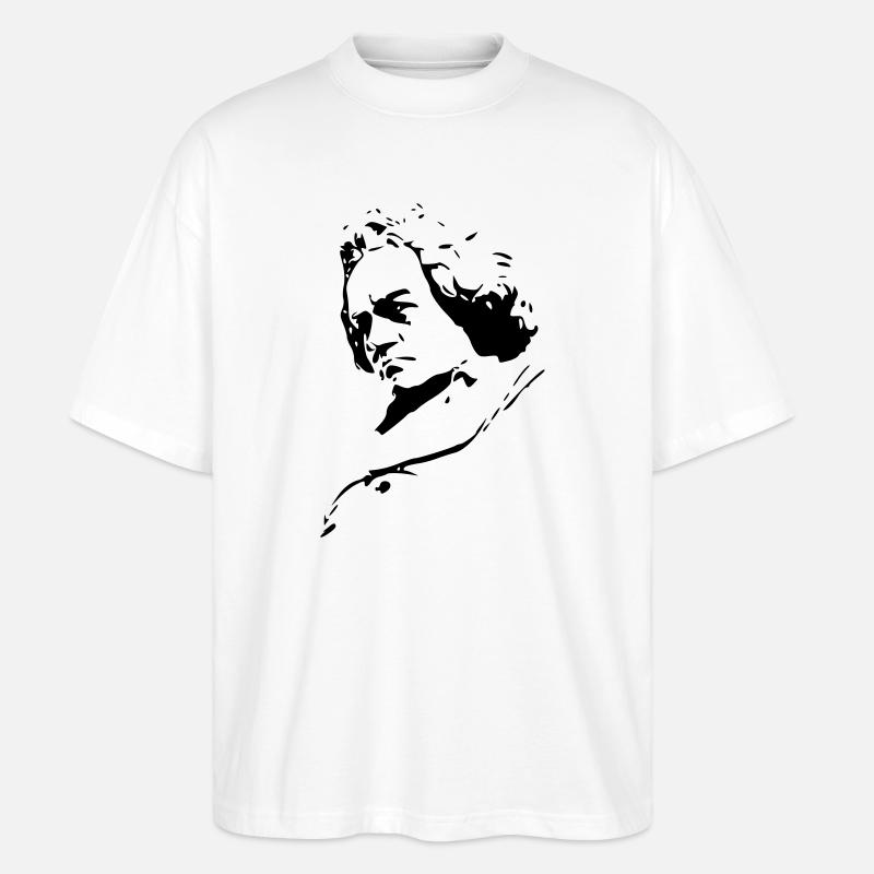 Beethoven - Stanley/Stella Oversized Unisex Bio T-Shirt Blaster 2.0 - Weiß