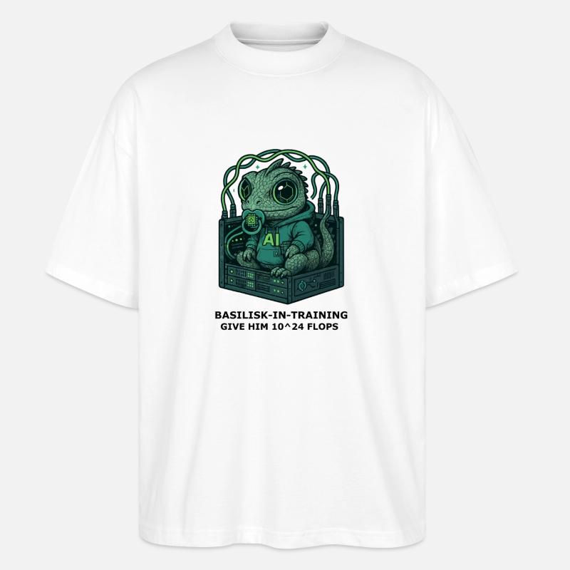 Basilisk.exe - Stanley/Stella Oversized Unisex Bio T-Shirt Blaster 2.0 - Weiß