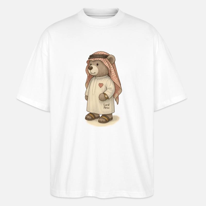 Lord Petzi Scheich - Stanley/Stella Oversized Unisex Bio T-Shirt Blaster 2.0 - Weiß