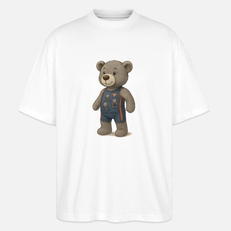 Lord Petzi Triathlet - Stanley/Stella Oversized Unisex Bio T-Shirt Blaster 2.0 - Weiß