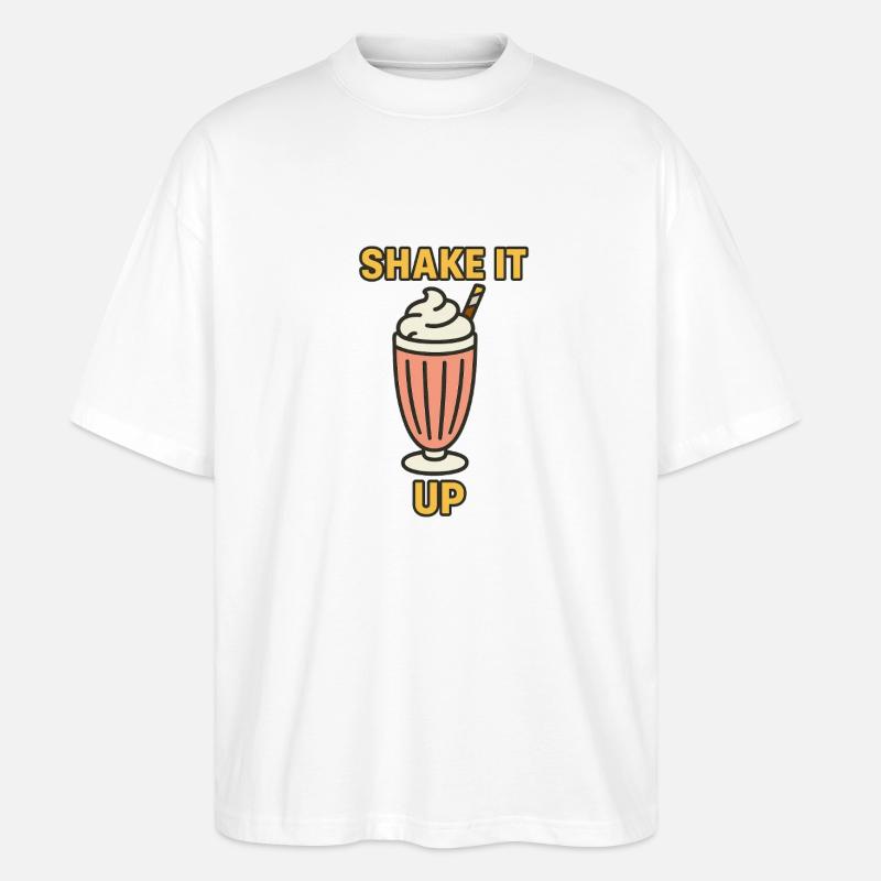 Shake it up Motivational Design - Stanley/Stella Oversized Unisex Bio T-Shirt Blaster 2.0 - Weiß